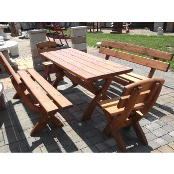 Fa étkezőgarnitúra